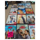 12 DVD MOVIES - JOE DIRT - DUE DATE - GROWN UPS AND ETC