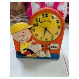 VINTAGE 1974 CHARLIE BROWN TALKING ALARM CLOCK