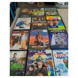 12 DVD MOVIES - WATERBOY - BEETLEJUICE - WEDDING SINGER - PIRATES OF THE CARIBBEAN AND ETC