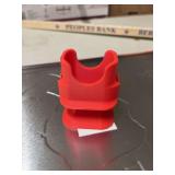 IPHONE CHARGER HOLDER RED.