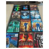 12 DVD MOVIES - UNDERWORLD - CHUCKY - RIDDICK - NIGHT AT THE MUSEUM AND ETC