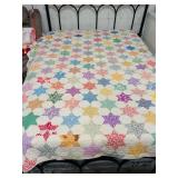 HANDMADE TOUCHING STARS FULL SIZE QUILT