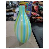 HAND BLOWN ART GLASS VASE 12 INCHES TALL