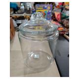 ANCHOR HOCKING 2 GALLON GLASS COOKIE JAR