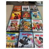 12 DVD MOVIES - DUKES OF HAZARD - GOOSEBUMPS - KANGAROO JACK - AND ETC