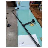 NEW - 71 INCH METAL WALL MOUNTED CLOTHES RACK