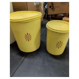 2 PIECE TUPPERWARE CANISTER SET