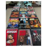 12 DVD MOVIES - O BROTHER WHERE ART THOU - BIG DADDY - WALK THE LINE - LONGEST YARD AND ETC