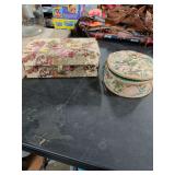 2 DECORATIVE SEWING BOXES