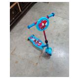 SPIDER MAN SCOOTER LIGHTS UP