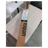 UMBRA DOUBLE CURTAIN ROD SET ADJUSTABLE FOR 36 INCH UP TO 66 INCHES