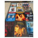 12 DVD MOVIES - EXORCIST - THE RING - JAWS - TEXAS CHAINSAW AND ETC