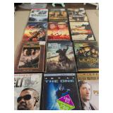 12 DVD MOVIES - TERMINATOR - TRANSFORMERS - PEARL HARBOR AND ETC