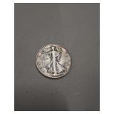 1945 WALKING LIBERTY SILVER HALF DOLLAR