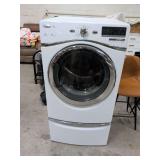 WHIRLPOOL DUET HEAVY DUTY FRONT LOAD DRYER WITH PEDESTAL - SELLER SAYS WORKS GREAT