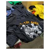 SHIRTS AND HOODIES - SIZES 2X TO 5XL LOT OF ROCK BAND SHIRTS