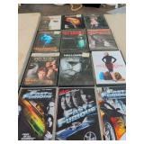 12 DVD MOVIES - FAST AND FURIOUS - HALLOWEEN - DIRTY DANCING - AND ETC
