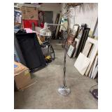 FLOOR EXAM LIGHT WITH A CHROME  FINISH