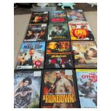 12 DVD MOVIES - RUNDOWN - HANGOVER - GREEN MILE AND ETC
