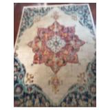 9 ft x 6 ft area rug.  Needs cleaned.