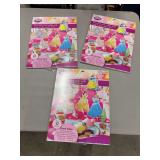 3-Hallmark Disney Princess "Punch-Out" table decorations set for 12 guests.