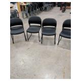 HON BRAND SET OF 4 STACK CHAIR