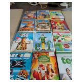12 DVD MOVIES - FOX AND THE HOUND - ICE AGE - TED - ELF - AND ETC