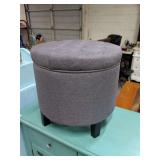 NEW - LEXINGTON - KALLENBACH - STORAGE OTTOMAN - 18 INCHES ROUND AND 18 INCHES TALL