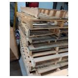 13 WOOD PALLETS