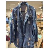 4-X-LARGE SHEIN CURVE WOMENS JEAN JACKET