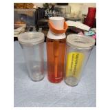 3 DRINK CONTAINERS