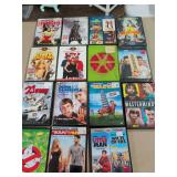 15 DVD MOVIES - GHOSTBUSTERS - BOUNTY HUNTER - ACE VENTURA AND ETC