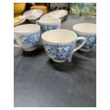 4 WEDGEWOOD COUNTRY SIDE CUPS
