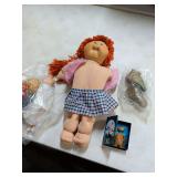 VINTAGE CABBAGE PATCH DOLL - ET - OLD BABY SHOES AND OTHER DOLLS
