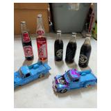 VINTAGE COKE - BIG RED - PEPSI BOTTLES AND 2 TRUCKS - 1983 KY DERBY - 1980 LOUISVILLE CARDS NATIONAL CHAMPIONSHIP AND ETC