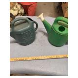 TWO WATERING CANS