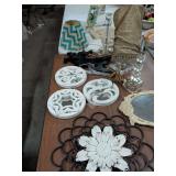 LAMPS - MIRRORS - WALL HANGINGS - PLATE HOLDERS AND ETC