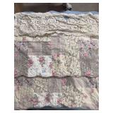 A PAIR OF SHAMS AND A DOILY