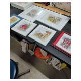 6 SIGNED PRINTS - DIFFERENT ARTIST AND SCENERY