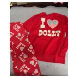 MEDIUM SIZE I LOVE DOLLY OUTFIT