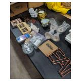 DECORATIVE ITEMS - SHADOWBOX - VASE - BIRDS AND ETC