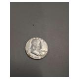 1963 FRANKLIN SILVER HALF DOLLAR