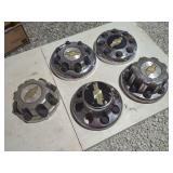 Set of Five Chevrolet Truck Wheel Center Caps