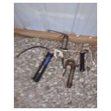Assorted Manual Lubrication Tools and Grease Guns