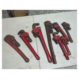 Assorted Pipe Wrenches