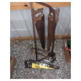 Collection of Hand Saws and Hacksaws
