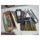 Wrench Collection Including Pittsburgh 14-Piece Metric Set
