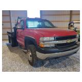 2002  CHEVROLET  Silverado Chevrolet 3500 Duramax Diesel Flatbed Truck