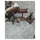 Metal Support Stands and Roller Stands