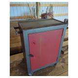 Metal Storage Cabinet with Single Door and Internal Shelf